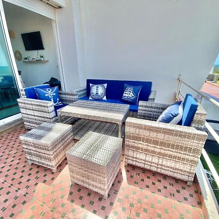 Splendid Beachfront Villa In Sidi Bouzid Beach With Pool Douar Ourlali Exterior photo