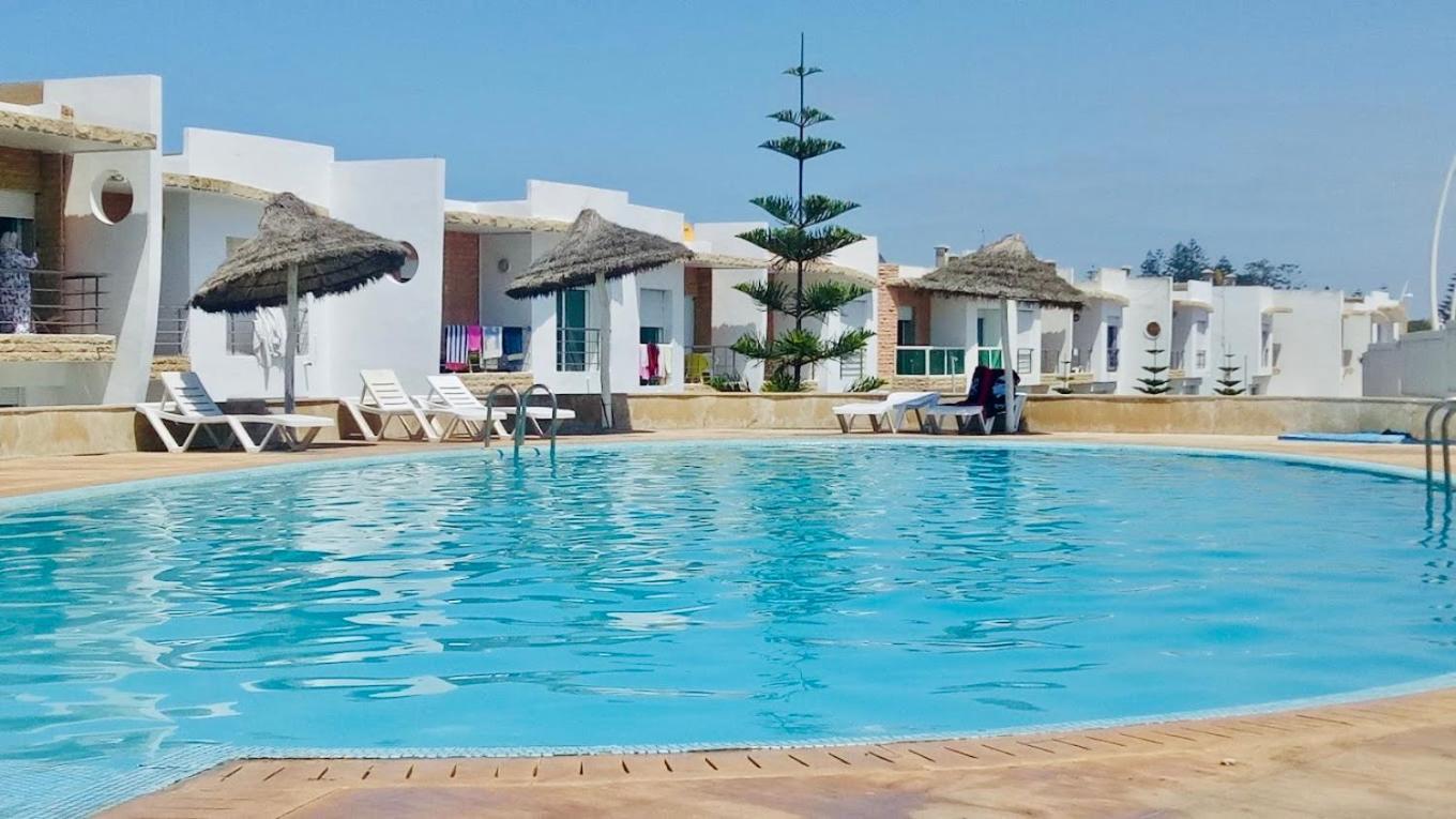 Splendid Beachfront Villa In Sidi Bouzid Beach With Pool Douar Ourlali Exterior photo